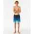 Fato de banho de Praia e piscina Rip Curl Fade Volley Menino Marinha