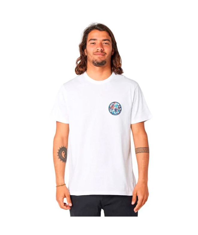 Camiseta Rip Curl Passagem Homem Branco