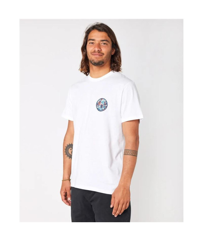 Camiseta Rip Curl Passagem Homem Branco