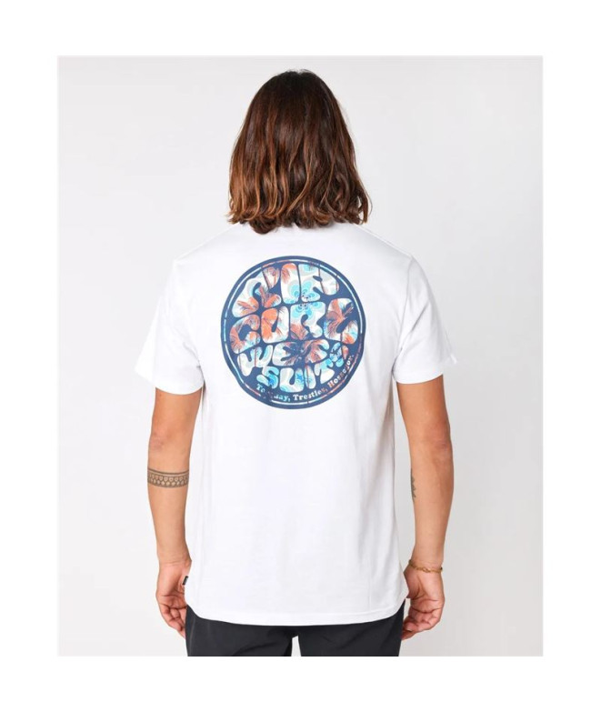 Camiseta Rip Curl Passagem Homem Branco