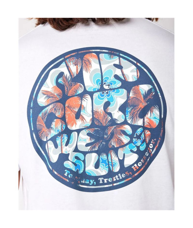Camiseta Rip Curl Passagem Homem Branco