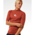 Licra de Surfar Rip Curl Waves Upf Perf S/S Homem Vermelho