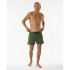 Fato de banho de Praia e piscina Rip Curl Offset Volley Homem Verde azeitona verde