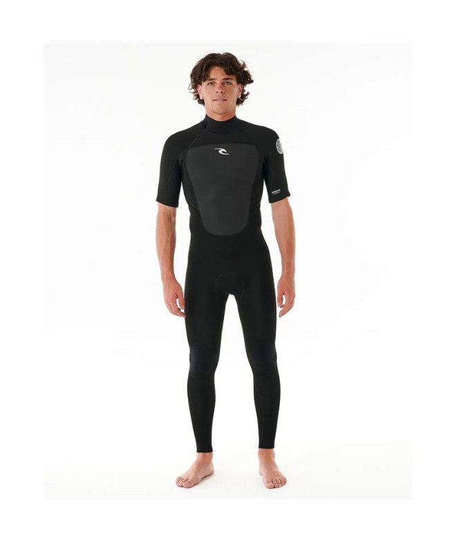 Neoprene de Surfar Rip Curl Omega 22Es Bz Ss/L Steamer Homem Preto