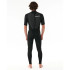 Néoprène de Surf Rip Curl Omega 22Es Bz Ss/L Steamer Homme Noir