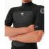 Néoprène de Surf Rip Curl Omega 22Es Bz Ss/L Steamer Homme Noir