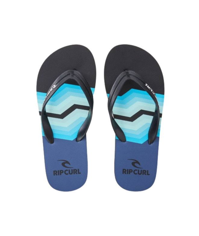 Chinelos Rip Curl Invert Bloom Open Toe Homem Blue