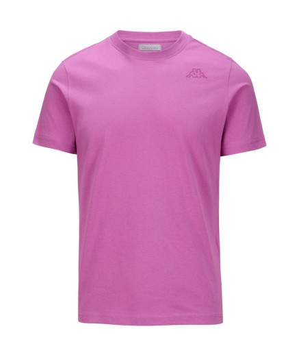 Camiseta Kappa Cafers Slim Homem Violeta