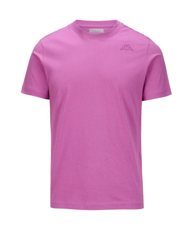 Camiseta Kappa Cafers Slim Homem Violeta