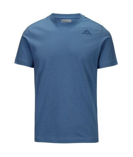 T-shirt Kappa Cafers Slim Homme Bleu