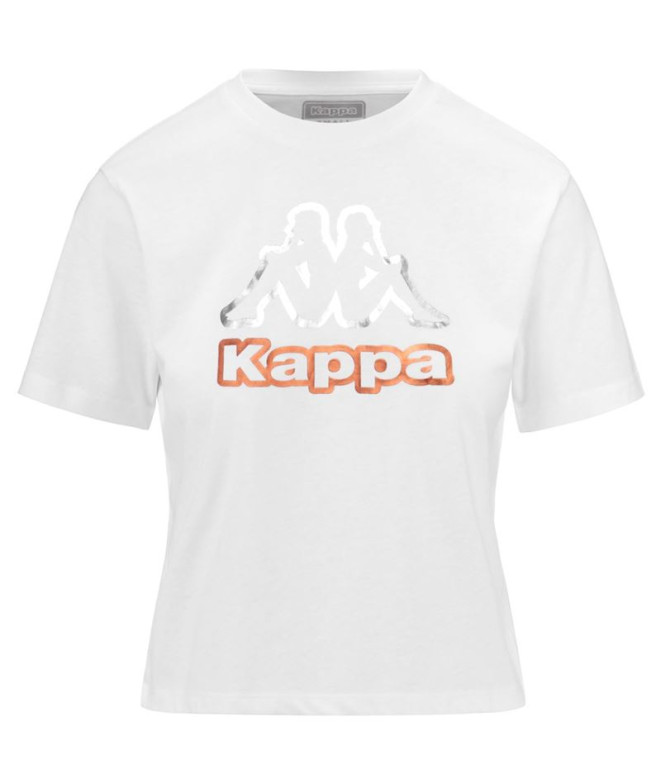 T-shirt Kappa Falella Femme Blanc