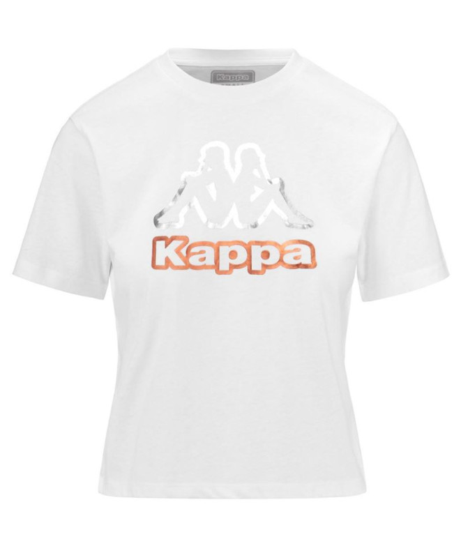 T-shirt Kappa Falella Femme Blanc