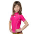 Camiseta de Natação Aquarapid Uv Pink Infantil