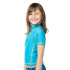 Camiseta de Natação Aquarapid Uv Turquoise Infantil