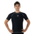 Camiseta de Natação Aquarapid Uv Homem Preto