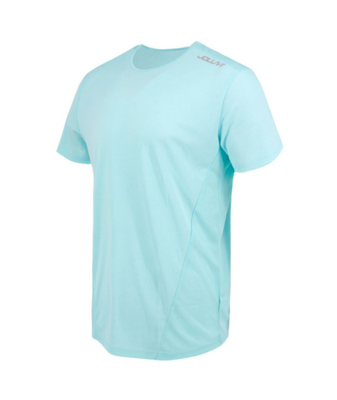 Camiseta por fitness Joluvi Runplex Homem Azul celeste