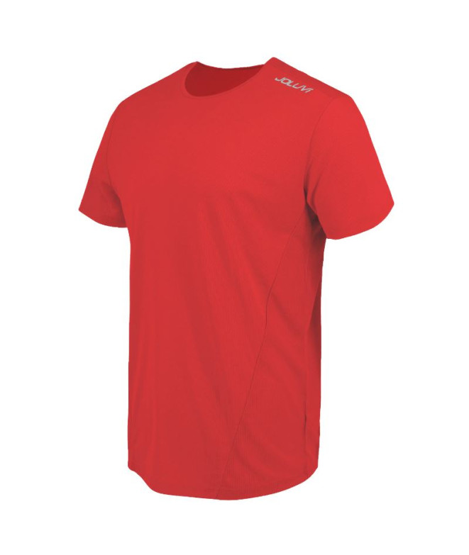 T-shirt de fitness Joluvi Runplex Homme Rouge