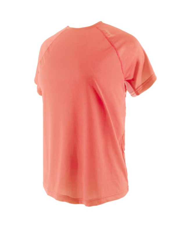 Camiseta Montanha Joluvi de Estoril Coral -Coral Mulher