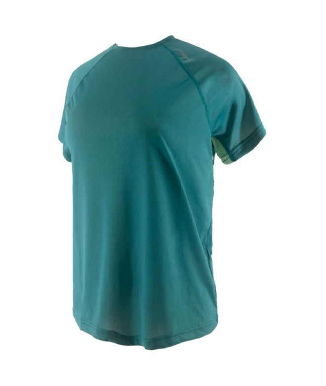 T-shirt Montagne Joluvi de Estoril Esmeralda-Menta Femme