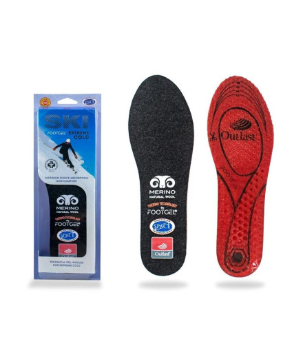 Semelles de Ski Footgel Ski Extreme Cold Eucalyptus