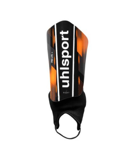 Espinilleras de Fútbol Uhlsport Pro Lite Plus negro/naranja