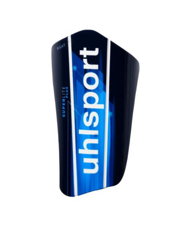 Espinilleras de Fútbol Uhlsport Super Lite Plus azul marino/azul fluor/bl