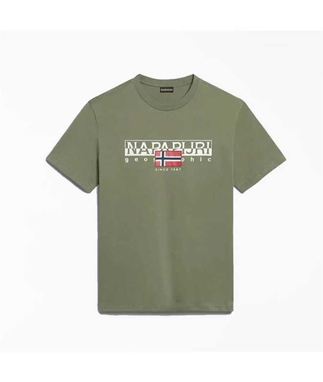 T-shirt Napapijri S-Aylmer Green Homme