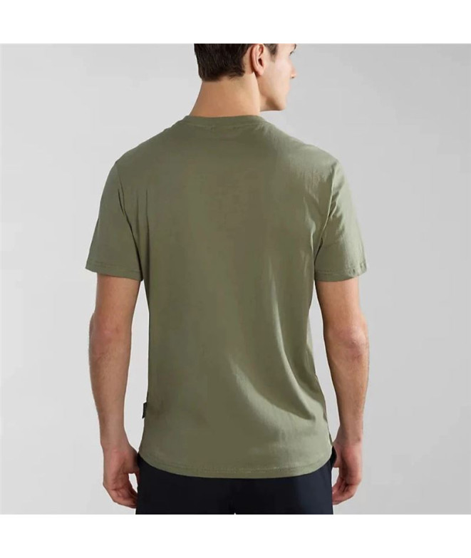 Camiseta Napapijri S-Aylmer Verde Homem