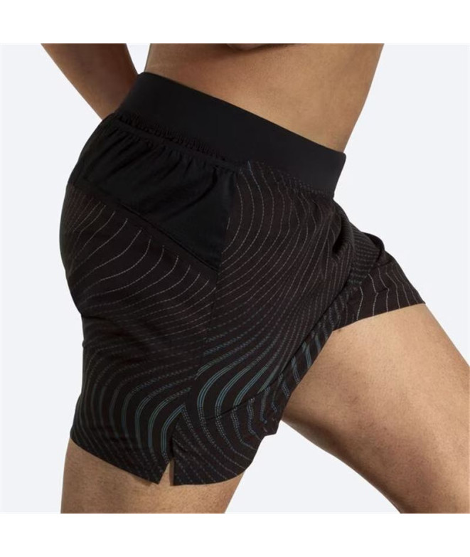 Pantalons de Running Brooks Sherpa 5" Homme Noir