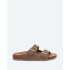 Tongs Femme XTI Cuir fendu Taupe