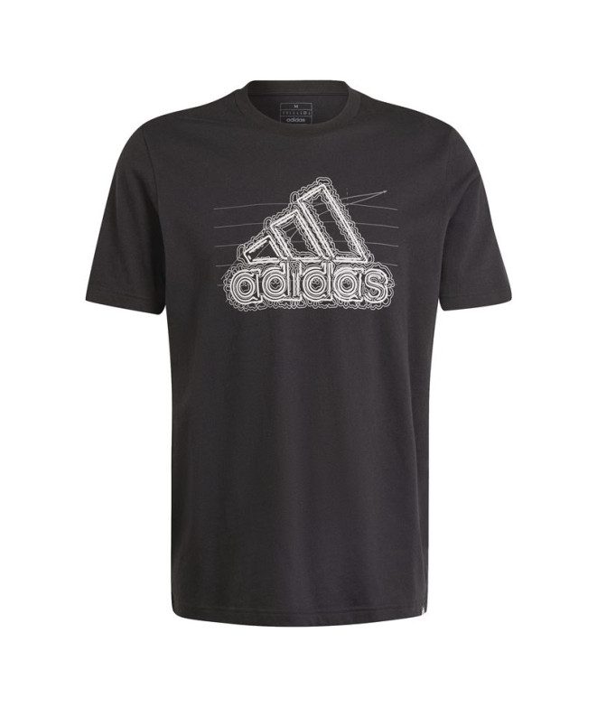 Camiseta adidas Crescimento Bos Homem Preto