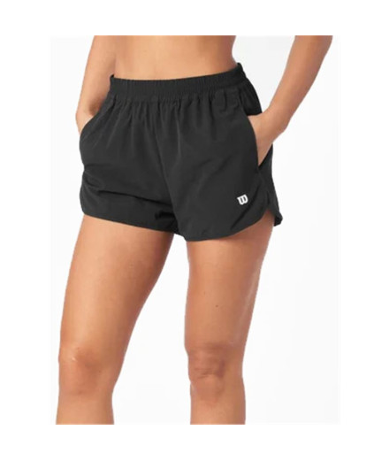 Pantalon Pádel Wilson de Team Short Black Femme