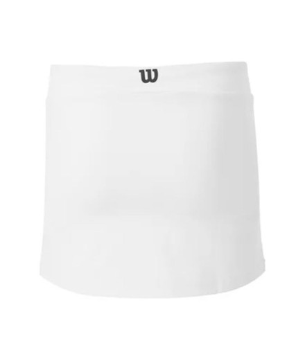 Falda de Pádel Wilson Yg Youth Team Flat Front Blanco...
