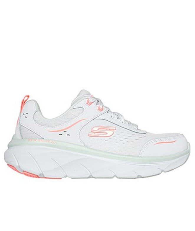 Sapatilhas Skechers D'Lux Walker 2.0-Dai Mulher Coral White