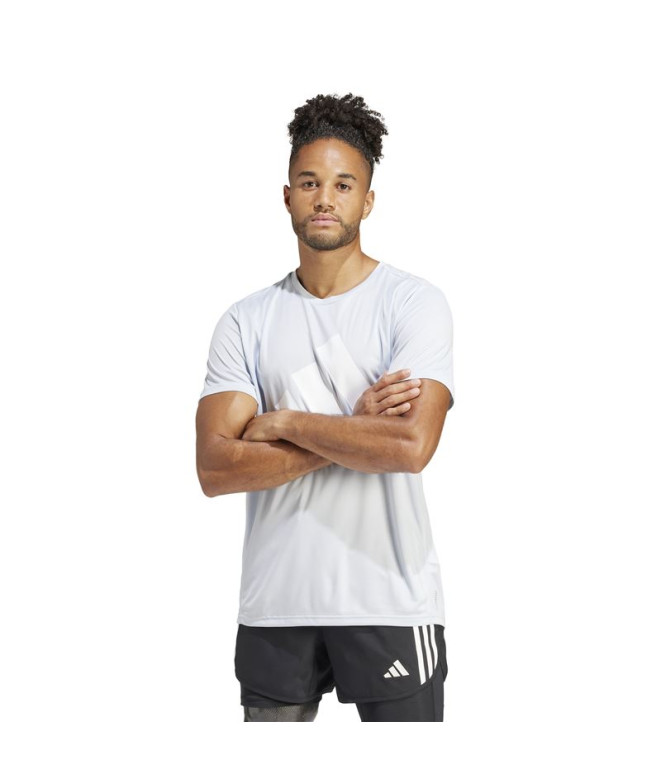 T-shirt par Running adidas Run It Homme Bleu