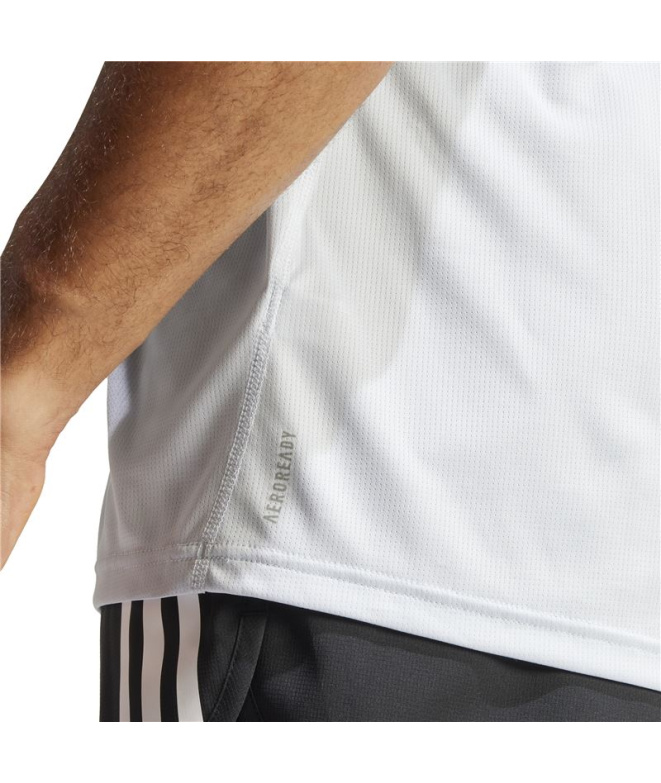 Camiseta por Running adidas Run It Homem Azul