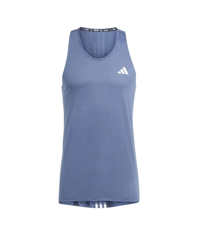 Camiseta por Running adidas Own the run 3Bandas Tank Homem Tinado