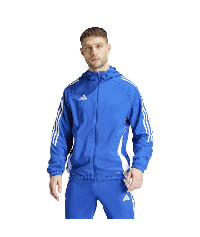 Corta-vento de Futebol adidas Tiro24 Homem Azul