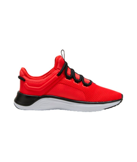 Puma plateforme femme rouge sale