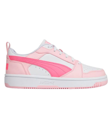 Chaussures Puma Rebound V6 Blanc Fast Enfant