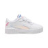 Chaussures Puma Carina 2.0 Deep Dive blanc Bleu Enfant