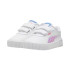 Chaussures Puma Carina 2.0 Deep Dive blanc Bleu Enfant