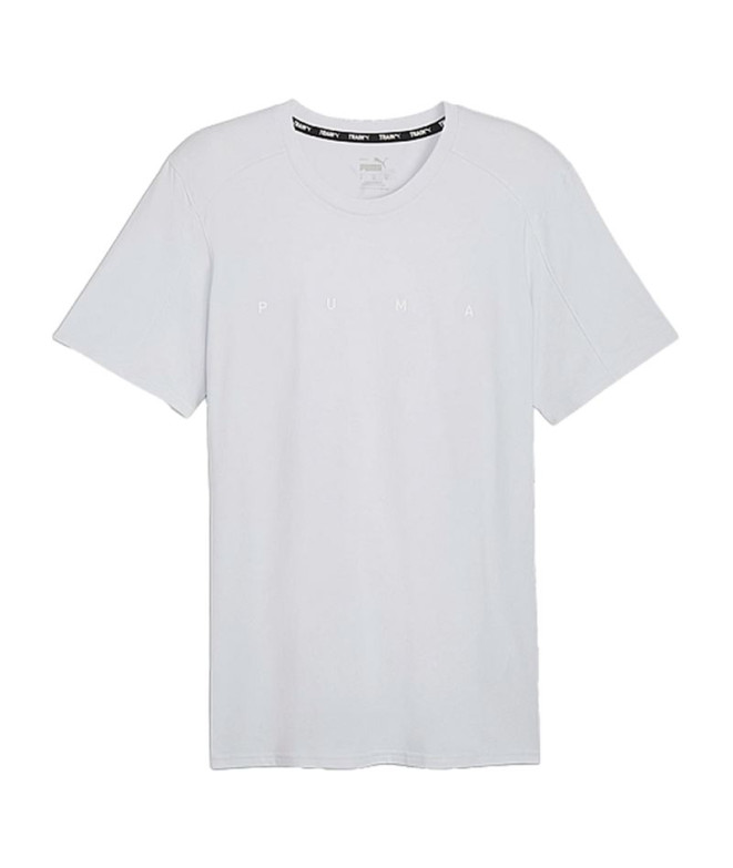 T-shirt by Fitness Puma Cloudspun Engineered Silver Mist Homme