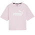 Camiseta Puma Essentials Cropped Mujer Lila