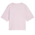 Camiseta Puma Essentials Cropped Mujer Lila