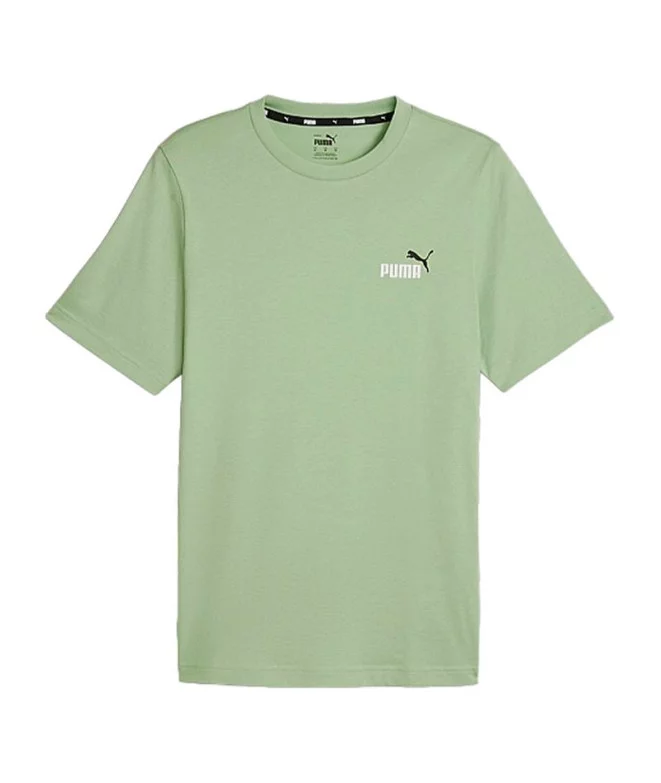 Camiseta Puma Essentials+ 2 Col Small Hombre Verde