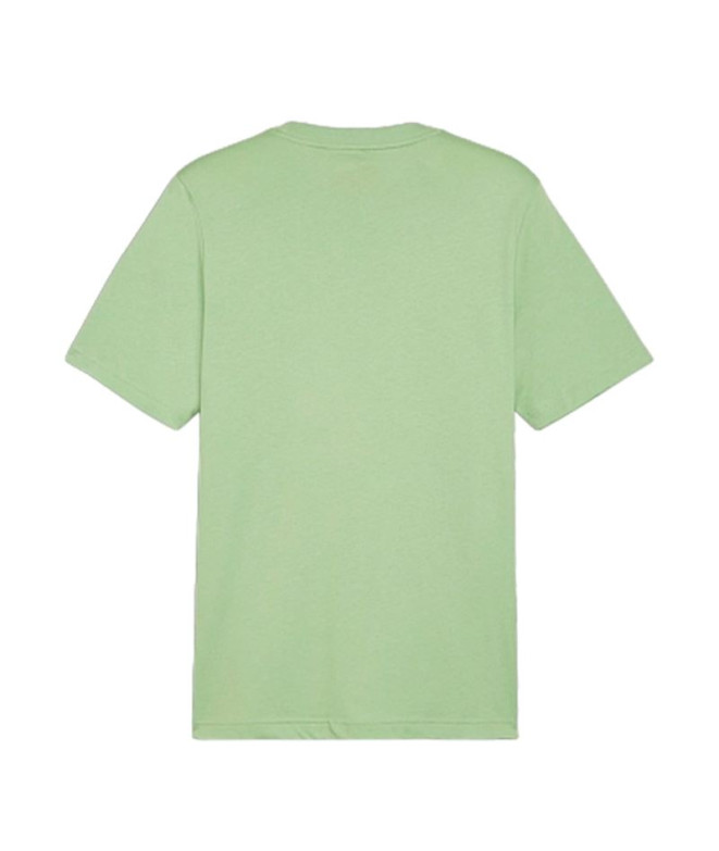 T-shirt Homme Puma Essentials+ 2 Col Small Green