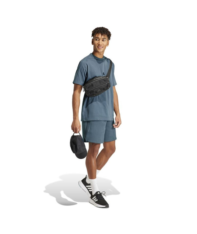Pantalón adidas Z.N.E. Premium Short Hombre Azul