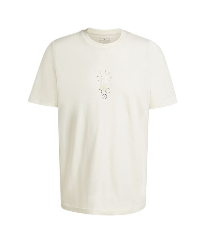 T-shirt adidas Linéaire moulé Homme Blanc