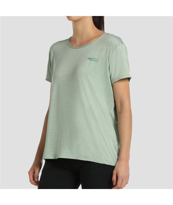 Camiseta de Montaña +8000 Acacia Verde Bicolor...